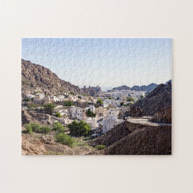 Puzzle Vieille ville historique de Mascate - Oman (Horizontal)