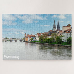 Puzzle Vieille ville historique de Ratisbonne, Allemagne