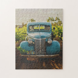 Puzzle Vieille Ville Pays Automobile Vintage Photographie