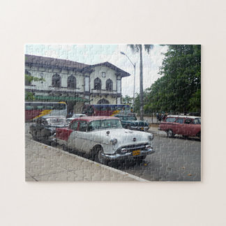Puzzle Vieille voiture américaine sur le Cuba