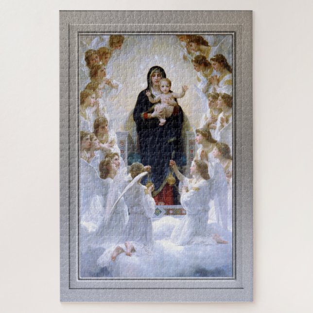 Puzzle Vierge aux anges par William Adolphe Bouguereau (Vertical)
