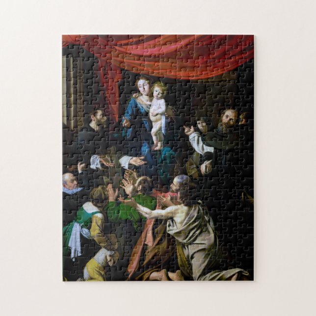 Puzzle Vierge du Rosaire, Caravaggio (Vertical)