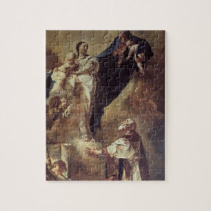 Puzzle Vierge et enfant apparaissant à St Philip Neri,