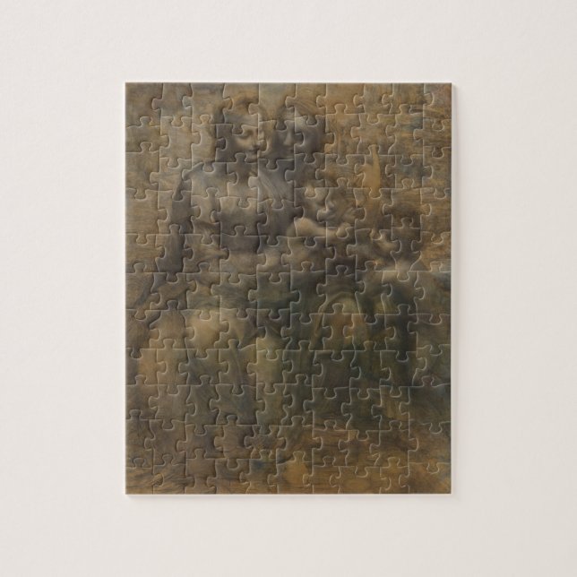 Puzzle Vierge et enfant avec St Anne par Leonardo da (Vertical)