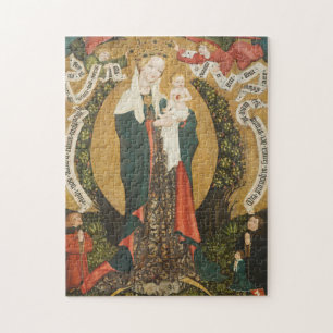Puzzle Vierge et enfant sur un croissant de lune de