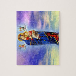 Puzzle Vierge Marie béni et enfant Jésus de nourrisson