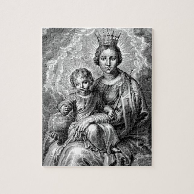 Puzzle Vierge Marie et bébé Jésus Christ (Vertical)