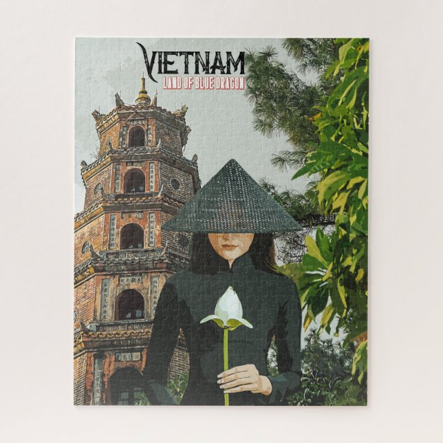 Puzzle Vietnam Vacances touristiques   (Vertical)