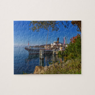 Puzzle Vieux bateau à vapeur sur le lac de Genève, Montre