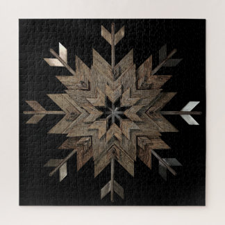 Puzzle vieux bois ouvert centre