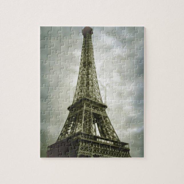 Puzzle Vieux effet photo Tour Eiffel Paris (Vertical)