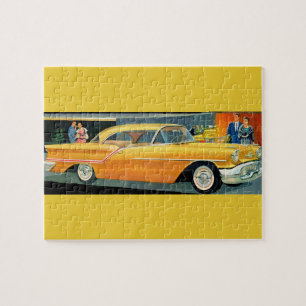 Puzzle Vieux Rocket 88 Oldsmobile doré des années 1950