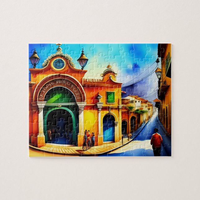 Puzzle Vieux Town Vintage (Horizontal)