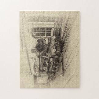 Puzzle vieux train à vapeur