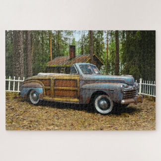 Puzzle Vieux Vintage Rusty Grange Trouver Voiture Woody C