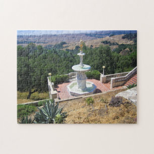 Puzzle View from Hearst Castle, San Simeon, Californie