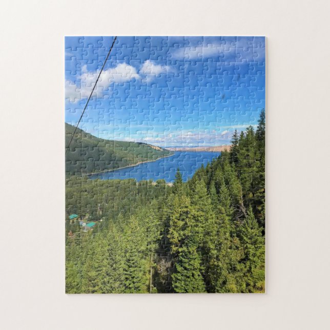 Puzzle View of Wallowa Lake (Vertical)