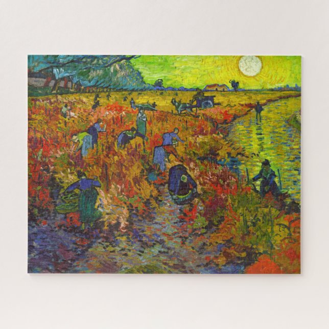 Puzzle Vignoble rouge à Arles par Vincent van Gogh (Horizontal)