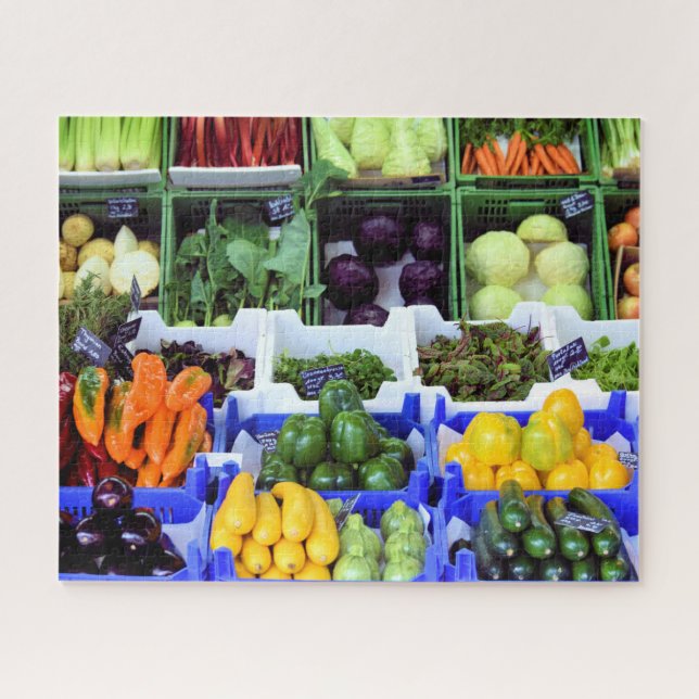 Puzzle Viktualienmarkt Munchen Allemagne - 16x20 - 520 pc (Horizontal)