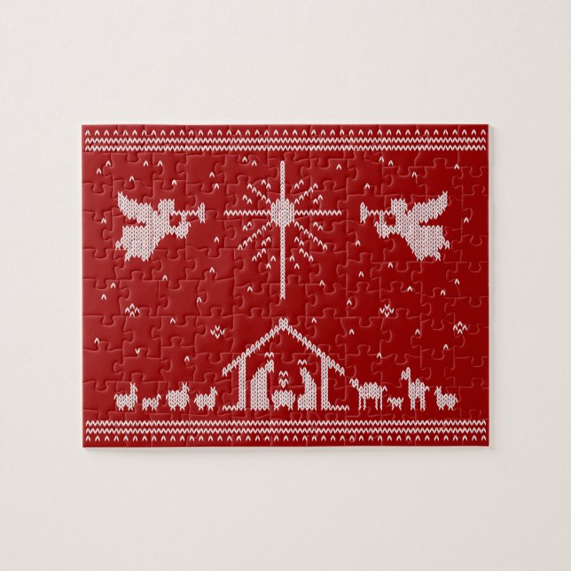 Puzzle Vilain Noël Sweet Design Nativité Christian (Horizontal)