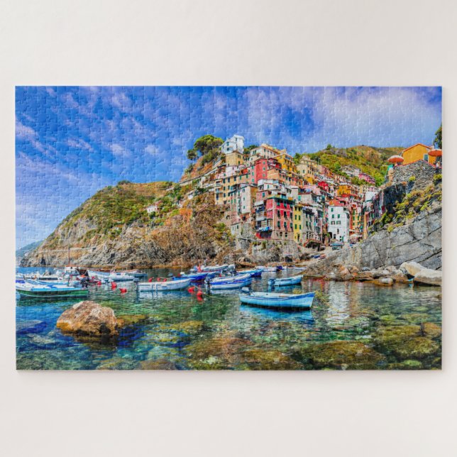 Puzzle Village côtier de charme à Cinque Terre (Horizontal)