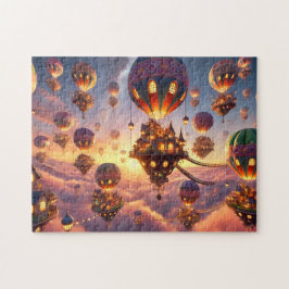 Puzzle Village de Ballons Fantaisistes Maisons en Montgol