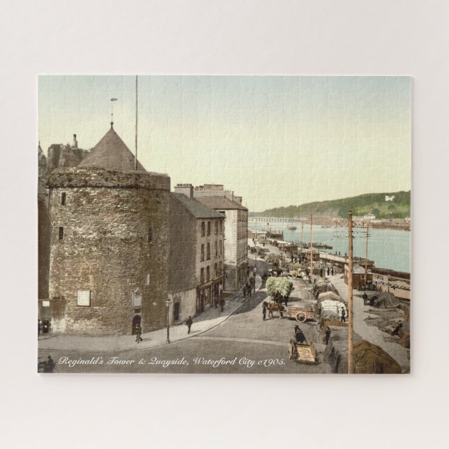 Puzzle Ville c1905 de Waterford, tour de Reginalds et (Horizontal)