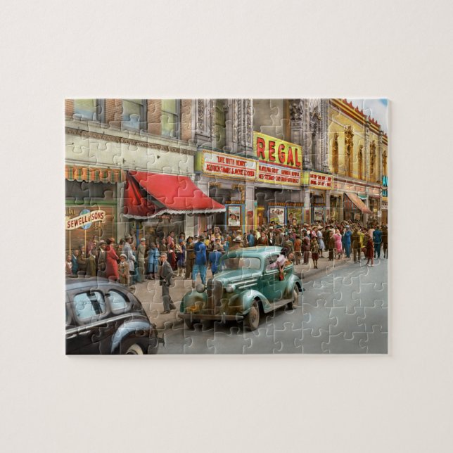 Puzzle Ville - Chicago, IL - Divertir Chicago 1941 (Horizontal)