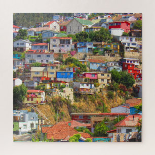 Puzzle ville colorée