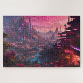Puzzle Ville cyberpunk