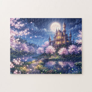 Puzzle Ville de fantaisie et château