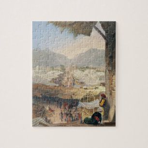 Puzzle Ville de Kandahar, de son bazar principal et de