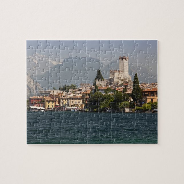 Puzzle Ville de Lakeside, Malcesine, province de Vérone,  (Horizontal)