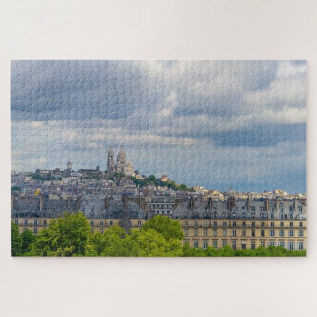 Puzzle Ville de Paris avec Sacre Coeur, France (Horizontal)