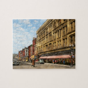 Puzzle Ville - Dubuque IA - Rue principale 1940