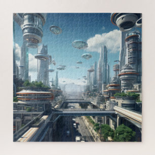 Puzzle Ville futuriste