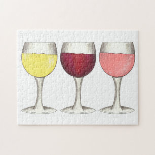 Puzzle Vin Rouge Blanc Rosé Vin Vino