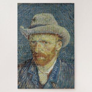 Puzzle Vincent van Gogh : Autoportrait au chapeau de feut
