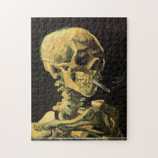 Puzzle Vincent van Gogh - crâne avec la cigarette