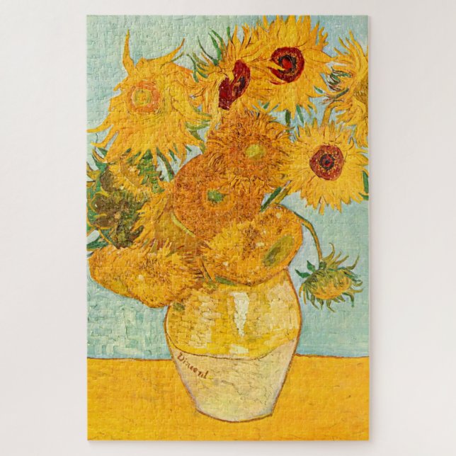 Puzzle Vincent Van Gogh Douze tournesols dans un vase Art (Vertical)
