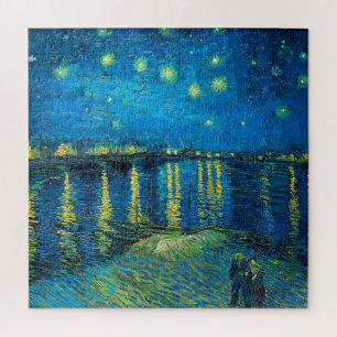 Puzzle Vincent Van Gogh Étape Nuit Sur Le Rhône