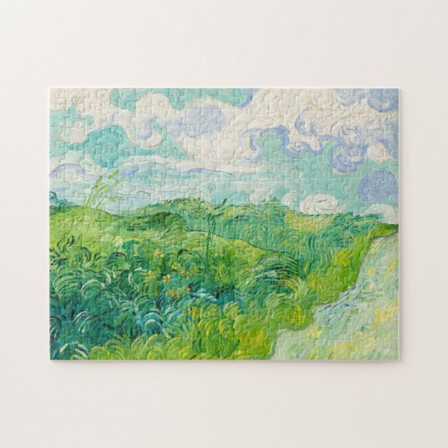 Puzzle Vincent van Gogh - Green Wheat Field, Auvers (Horizontal)