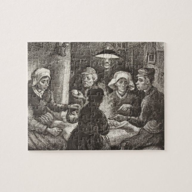 Puzzle Vincent Van Gogh La lithographie des mangeurs de p (Horizontal)