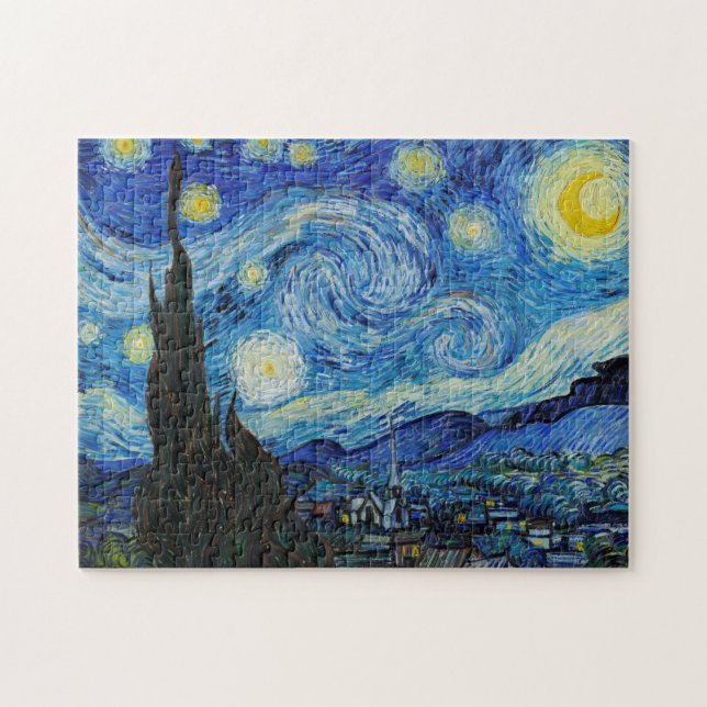 Puzzle Vincent van Gogh La peinture Starry Nigh (Horizontal)
