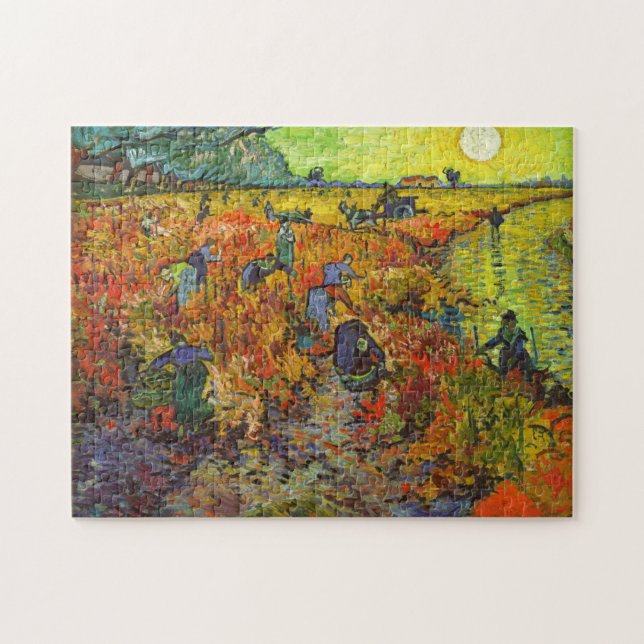 Puzzle Vincent van Gogh - Le vignoble rouge (Horizontal)