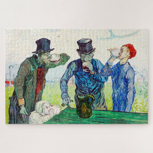 Puzzle Vincent Van Gogh Les Buveurs Beaux-Arts (Horizontal)