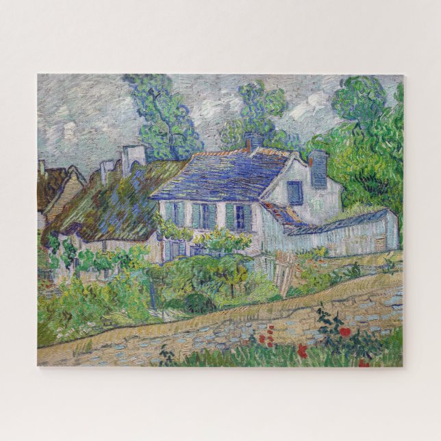 Puzzle Vincent van Gogh - Maisons à Auvers (Horizontal)
