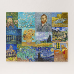 Puzzle Vincent Van Gogh - Masterpieces Patchwork