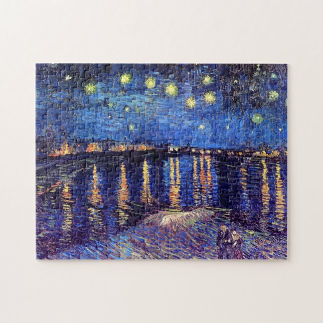 Puzzle Vincent Van Gogh - Nuit étoilée Sur Le Rhône (Horizontal)