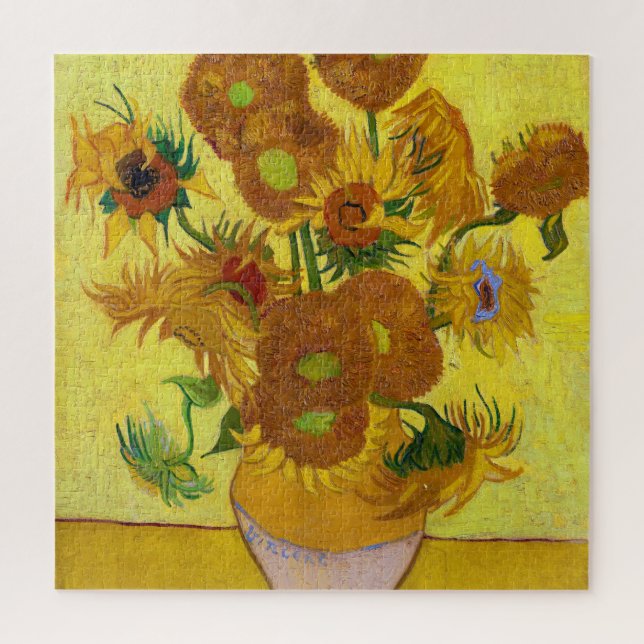 Puzzle Vincent Van Gogh Quinze tournesols dans un vase Ar (Vertical)